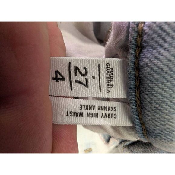 Loft Curvy High Waist light Washed Women’s 27/4 - Picture 5 of 7